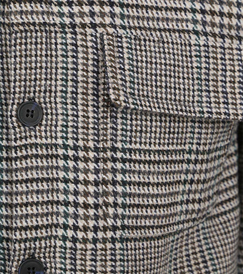 Suitable overshirt augustus flanel beige | Regular-fit