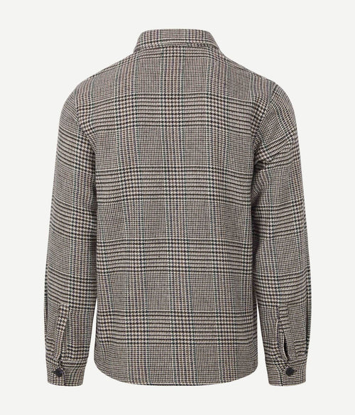 Suitable overshirt augustus flanel beige | Regular-fit
