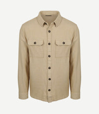 Overshirt structure beige