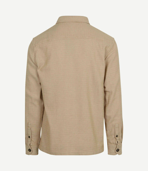 Overshirt structure beige