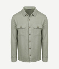Overshirt structure groen