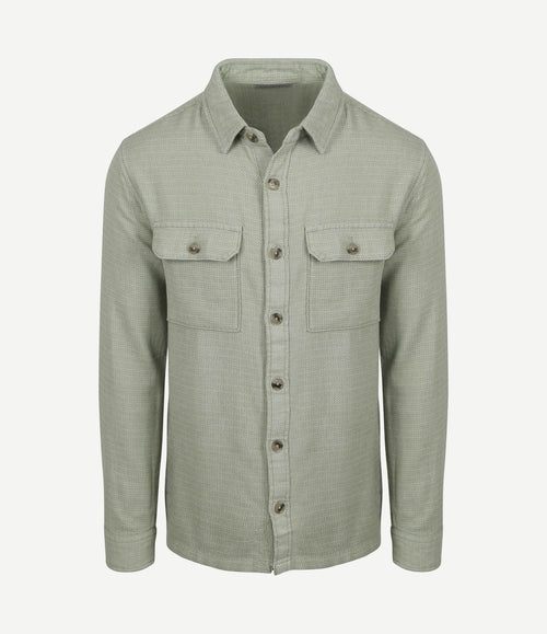 Overshirt structure groen