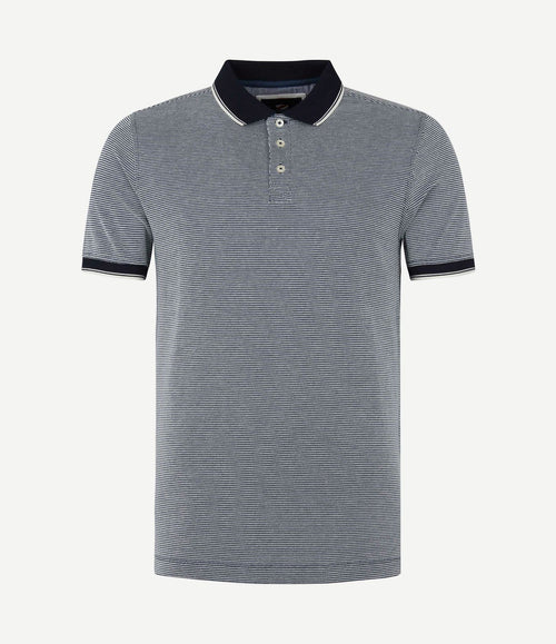 Oxford polo donkerblauw