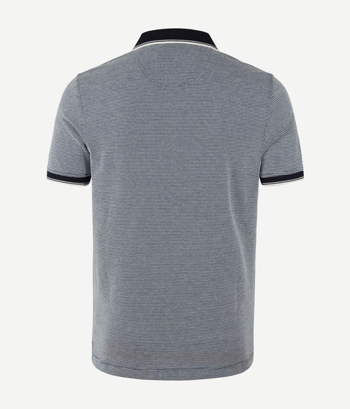 Suitable Oxford polo donkerblauw