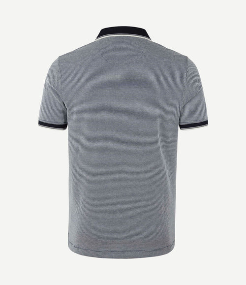 Oxford polo donkerblauw