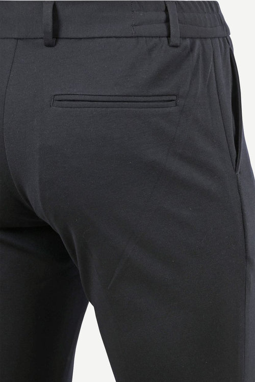 Suitable pantalon jersey donkerblauw | Slim-fit