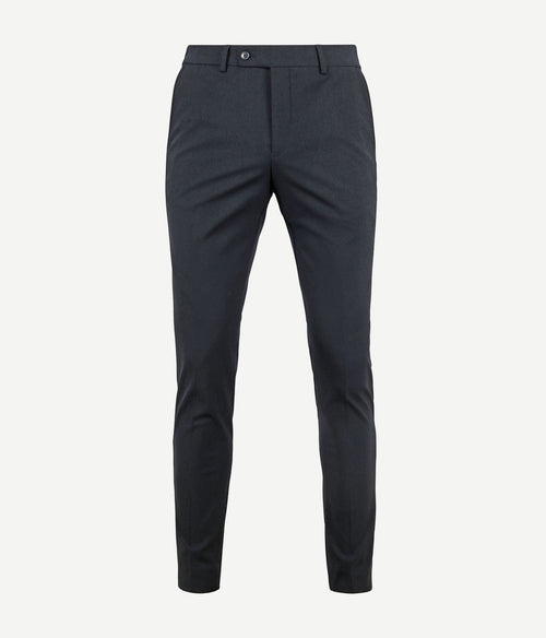 Suitable base pantalon donkerblauw | Slim-fit