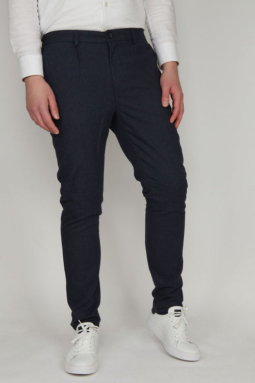 Suitable pantalon travis donkerblauw