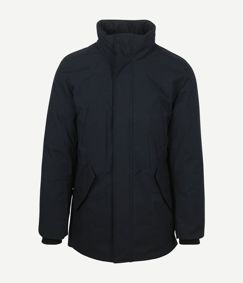 Suitable parka zwart mountain donkerblauw