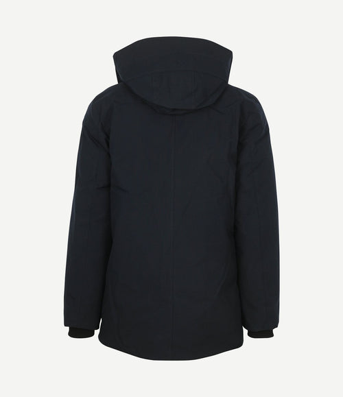 Parka zwart mountain donkerblauw