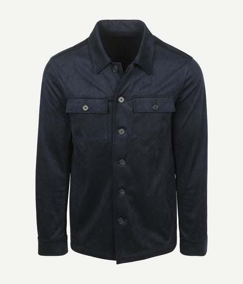 Suitable pasetta overshirt donkerblauw | Regular-fit