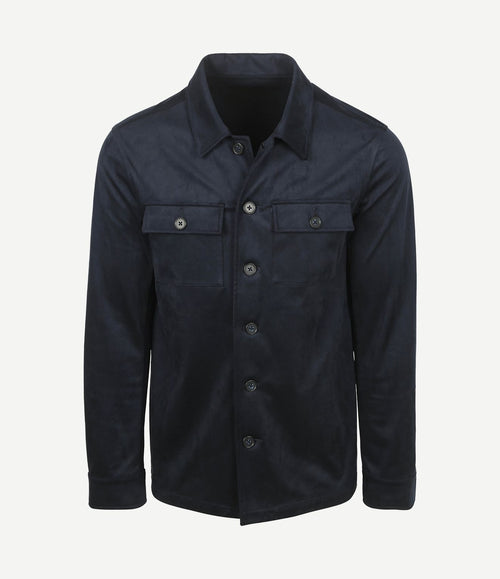 Pasetta overshirt donkerblauw