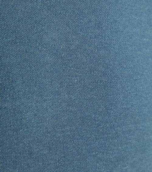 Suitable piqué t-shirt linnen blauw