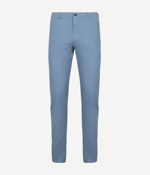 Suitable Plato chino blauw | Slim-fit