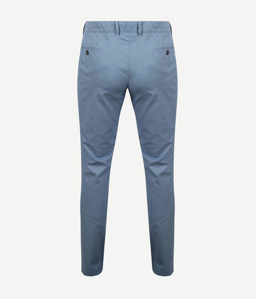Suitable Plato chino blauw | Slim-fit