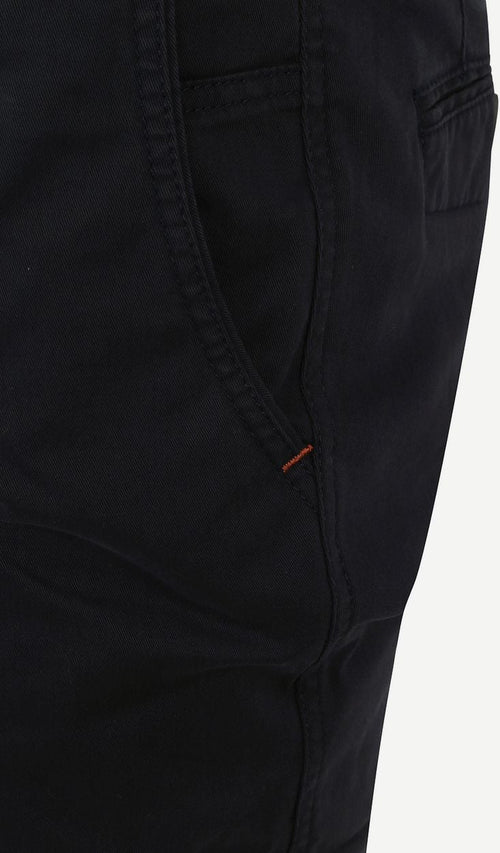 Suitable Plato chino donkerblauw | Slim-fit