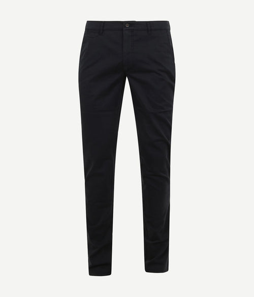 Suitable Plato chino donkerblauw | Slim-fit