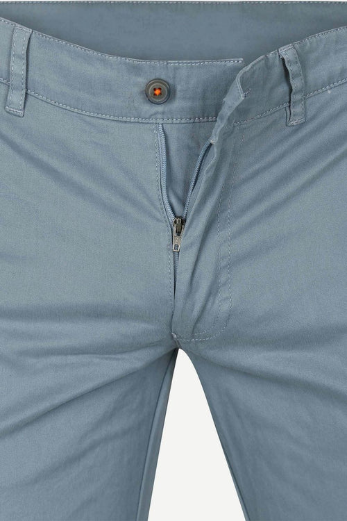 Suitable Plato chino steel blauw | Slim-fit
