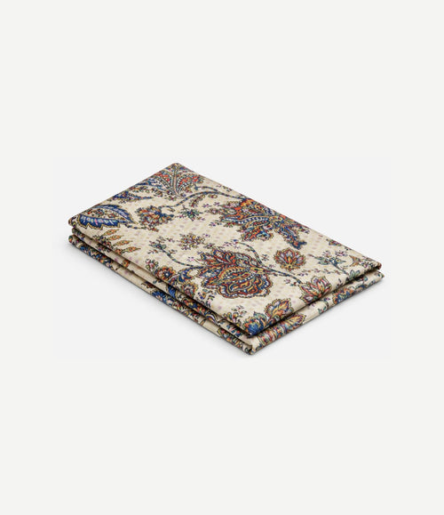 Pochet reversible bloem en geel