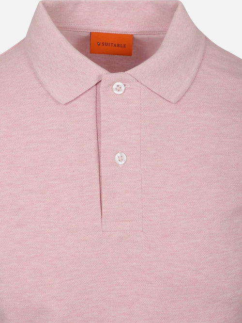 Poloshirt mel pique roze