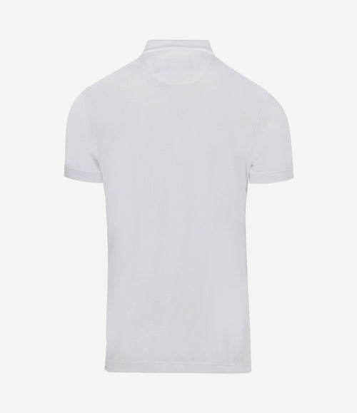 Liquid poloshirt wit