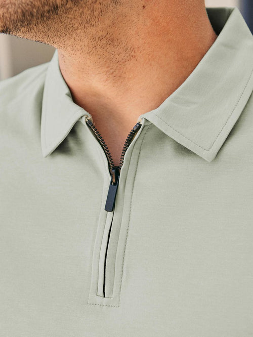 Poloshirt silky light green