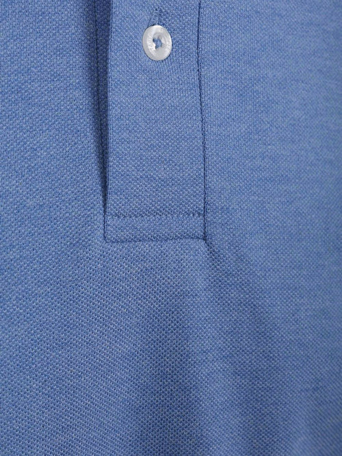 Polo mel pique mid blue
