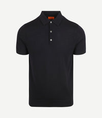Polo rishi merinowol donkerblauw