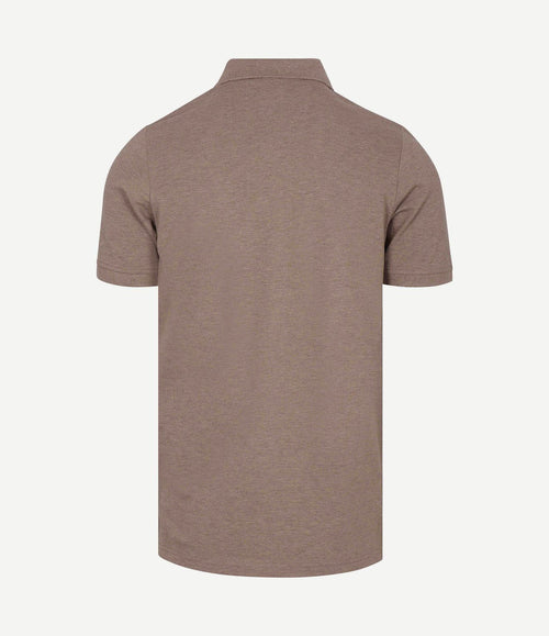 Poloshirt mel pique camel