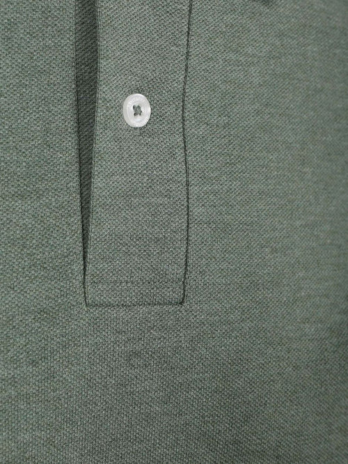 Poloshirt mel pique groen
