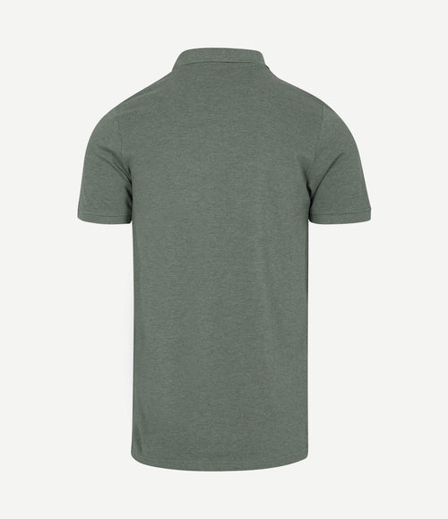 Poloshirt mel pique groen