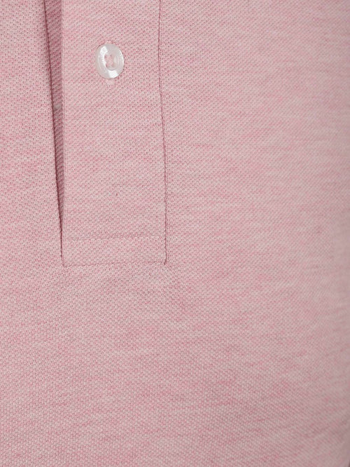 Poloshirt mel pique roze