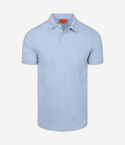 Poloshirt mel pique sky blue