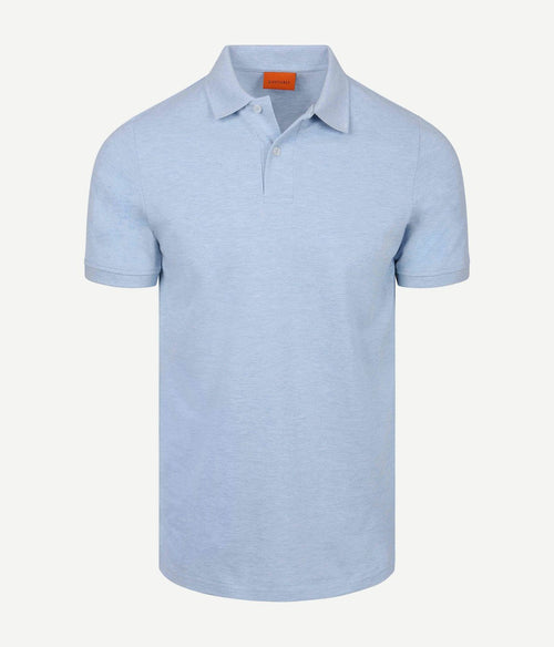 Poloshirt mel pique sky blue