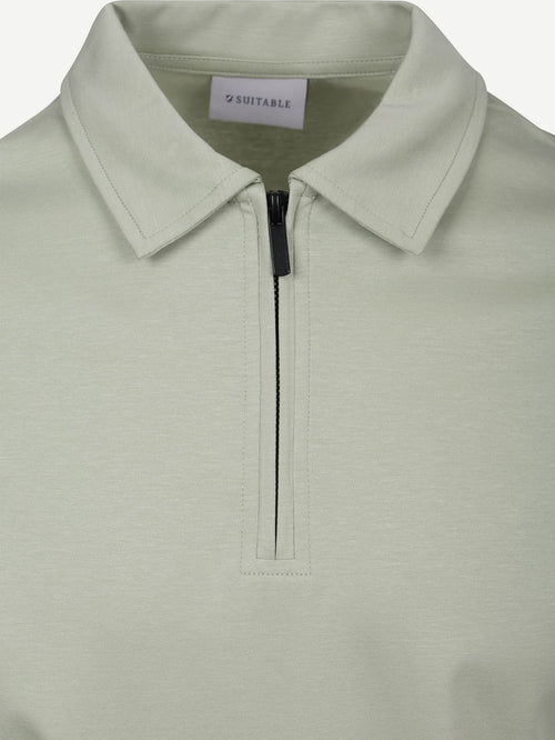 Poloshirt silky light green