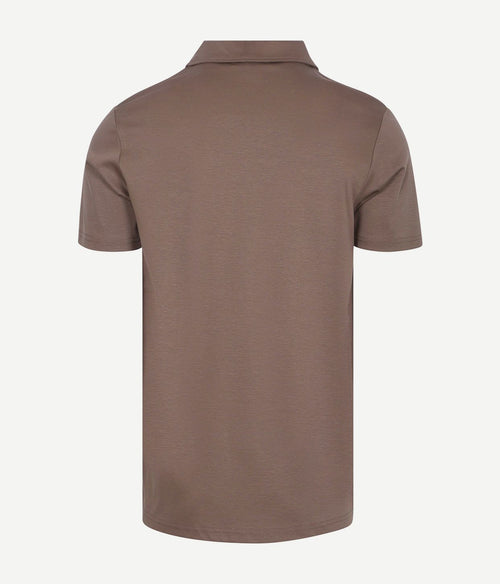 Poloshirt silky taupe