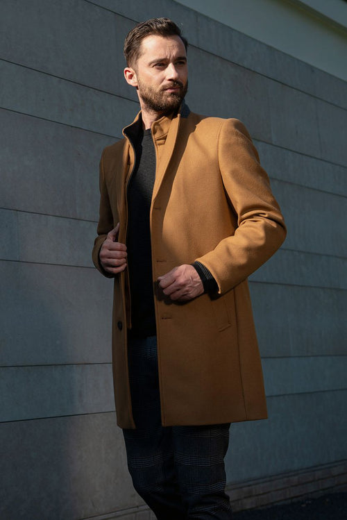 Suitable prestige coat hans bruin | Slim-fit