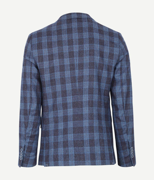 Suitable prestige colbert amqui ruit blauw