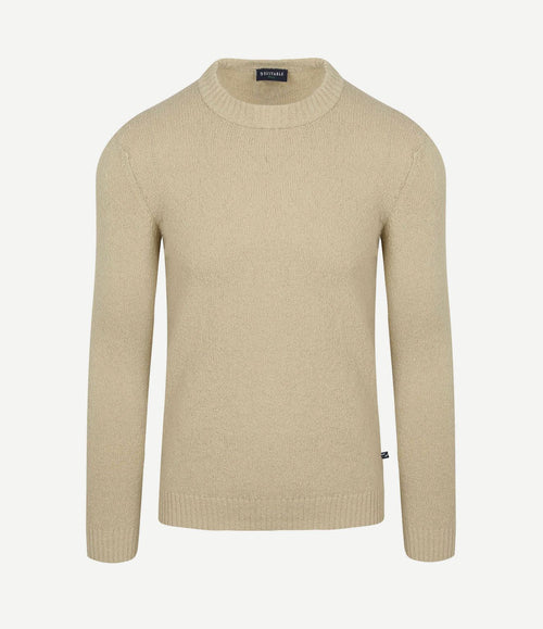 Pullover bouclé beige