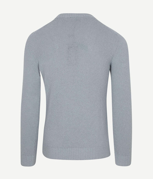 Pullover bouclé blauw