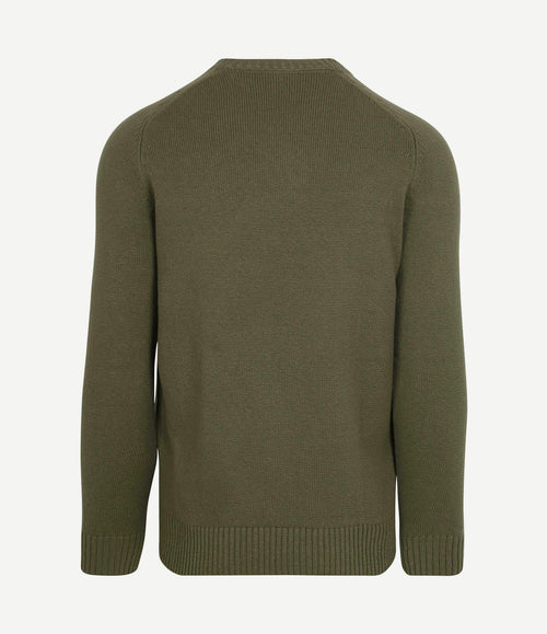 Pullover raw olijfgroen