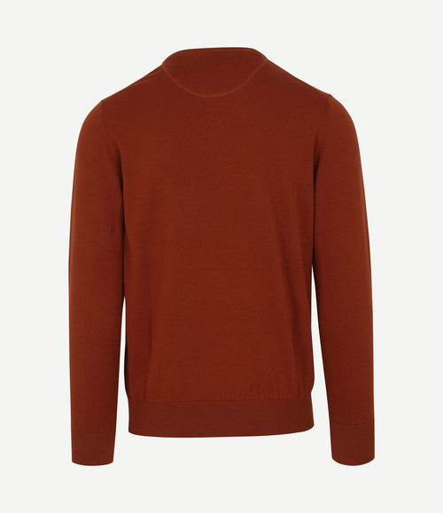 Pullover vini v-hals oranje