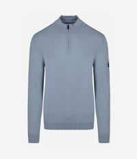 Race halve rits trui steel blue