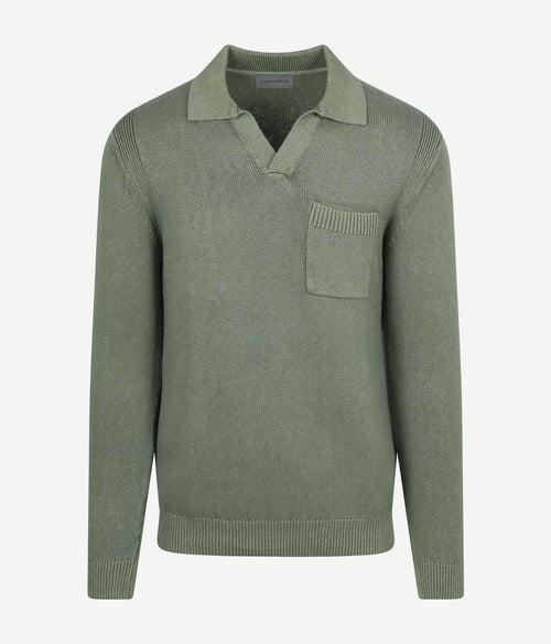 Raw trui riva knit groen