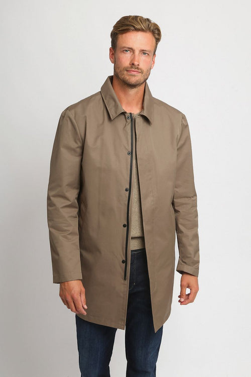 Suitable regenjas taupe