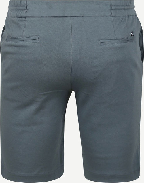 Suitable respect jink short steel blauw | Slim-fit