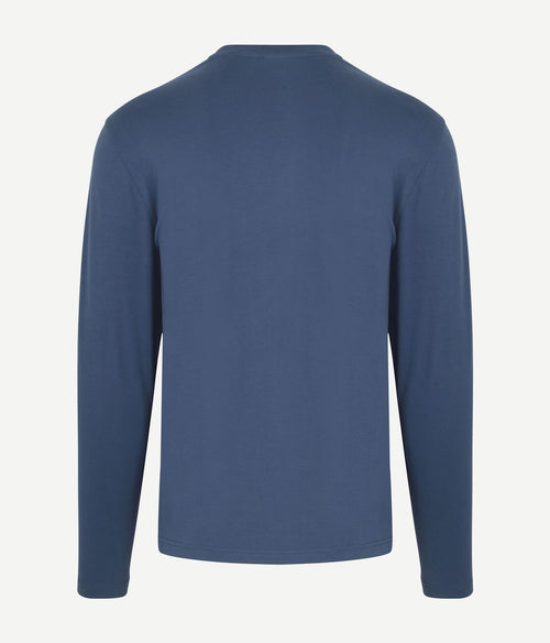 Suitable respect longsleeve heavy t-shirt donkerblauw