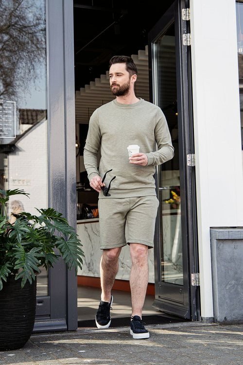 Suitable respect luke sweatpants taupe