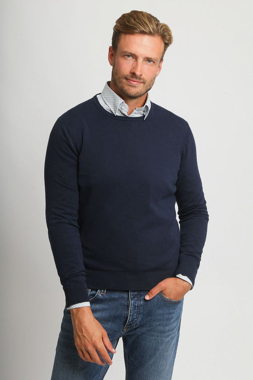 Suitable respect Oinir pullover donkerblauw