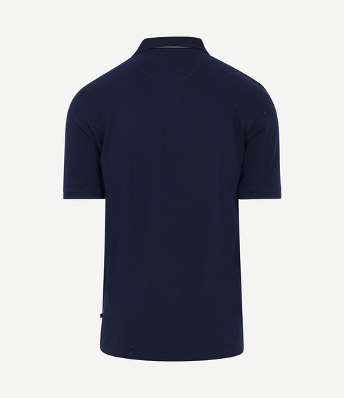 Respect polo tiger donkerblauw